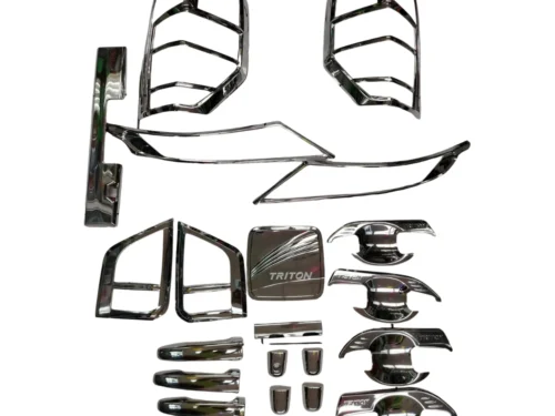Kit de Accesorios Cromados Completo para Mitsubishi L200 / Triton (2019-2023) - 21 Piezas