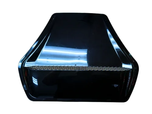 Toma de Aire Decorativa Universal para Capó – Negro Brillante (Hood Scoop)